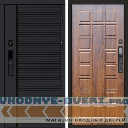 Входная дверь  Smart (Смарт) Black Line Престиж дуб